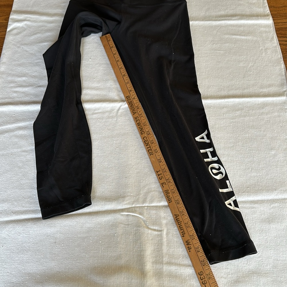 Lululemon Align Pant 6 Black Aloha - Picture 4 of 7